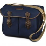 Billingham Hadley Shoulder Bag (navy Canvas / Chocolate Leather Trim)