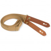 Billingham Sling Strap (khaki Webbing/tan Leather)