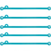 Wooden Camera Cine Mag Ties (5-pack, Teal, 6.8