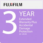 Fujifilm 3-year Protect Plus Extended Warranty With Adp For Photo And Video Camera Bundles ($0-99.99)