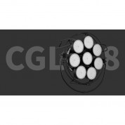 Cinegearfactory Cgl8-b Bi-color Led Space Cinema Light