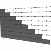 Peerless-av Ds-ledunv610-8x8 Preconfigured Seamless Kitted Universal Dvled Mounting System For 610mm Wide Cabinets