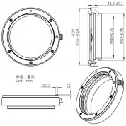 Zwo Eos Lens Adapter For 2