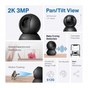 Tp-link Tapo C211 3mp Pan & Tilt Indoor Wi-fi Security Camera With Night Vision (2-pack)