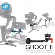 Digitalfoto Solution Limited Rotatable Monitor Bracket With Smartphone Clamp For Dji Rs 2, Rs 3, Rs 3 Pro & Other Gimbals