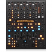 Behringer Ddm4000 Professional 5-channel Dj Mixer With Sampler, Fx, Dual Bpm Counters, And Midi