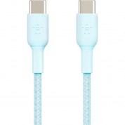 Belkin Boostcharge Braided 60w Usb-c Cable (blue, 6.6')