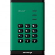 Istorage 1tb Diskashur3 Usb 3.2 Gen 1 Encrypted Portable Hard Drive (green)