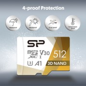 Silicon Power 512gb Superior Pro Uhs-i Microsdxc Memory Card