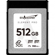 Exascend 512gb Element Pro Cfexpress 4.0 Type B Memory Card