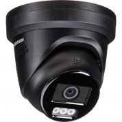 Hikvision Colorvu Ds-2cd2347g2-lsu/sl 4mp Outdoor Network Turret Camera With 2.8mm Lens (black)