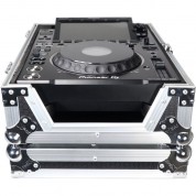 Prox Xs-cd Flight Case For Large Format Media/cd Players (silver/black)