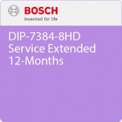 Bosch 12-month Extended Service Warranty For Dip-7384-8hd Divar Ip All-in-one 7000 2 Ru Management Appliance (gen 3, 8 X 4tb Hdds)