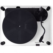 Transparent Tt-b Manual Two-speed Turntable With Bluetooth (black)