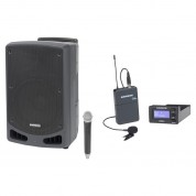 Samson Expedition Xp312w Portable Pa-k Kit With Concert 88a Wireless Lavalier Mic System-d