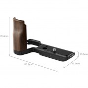 Smallrig L-shape Mounting Plate With Wood Grip For Sony Zv-e10 Ii