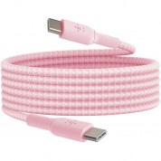 Belkin Boostcharge Braided 60w Usb-c Cable (pink, 3.3')