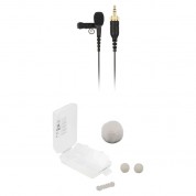 Rode Rodelink Lav Omnidirectional Lavalier Microphone With Outdoor Kit (black Mic, White Accessories)