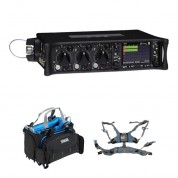 Sound Devices 633 6-input Compact Field Mixer With Bag And Harness Kit