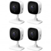 Tp-link Tapo C100 1080p Indoor Wi-fi Security Camera With Night Vision (4-pack)