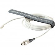 Voice Technologies Vt403 Vocal Omnidirectional Lavalier Microphone With Lemo 3-pin Connector (white)