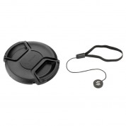 Sensei 72mm Center Pinch Snap-on Lens Cap And Cap Keeper Lens Cap Holder Kit