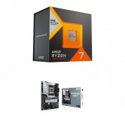 Amd Ryzen 7 7800x3d 4.2 Ghz Eight-core Am5 Processor & Asus Prime X670-p Atx Motherboard Kit