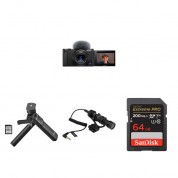 Sony Zv-1 Digital Camera Vlogging And Online Video Kit (black)