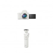 Sony Zv-e1 Mirrorless Camera With Wireless Shooting Grip (white)