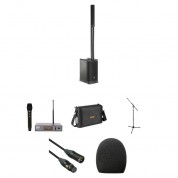 Jbl Eon One Mk2 Live Sound Bundle With Wireless Mic And Accessories