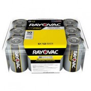 Rayovac D 1.5v Alkaline Batteries (12-pack)