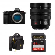 Panasonic Lumix S5 Mirrorless Camera With 16-35mm Lens And Accessories Kit