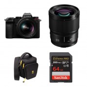 Panasonic Lumix S5 Mirrorless Camera With 20-60mm And 85mm Lenses And Accessories Kit