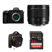 Panasonic Lumix G9 Ii Mirrorless Camera With 9mm F/1.7 Lens And Accessories Kit