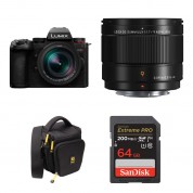 Panasonic Lumix G9 Ii Mirrorless Camera With 12-60mm And 9mm Lenses And Accessories Kit