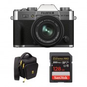 Fujifilm X-t30 Ii Mirrorless Camera With 15-45mm Lens And Basic Bundle (silver)